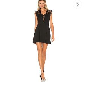 BCBGeneration Lace Insert Dress